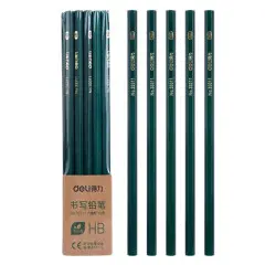 得力33312_10支装简易包装2B铅笔(混)(40支/4盒)